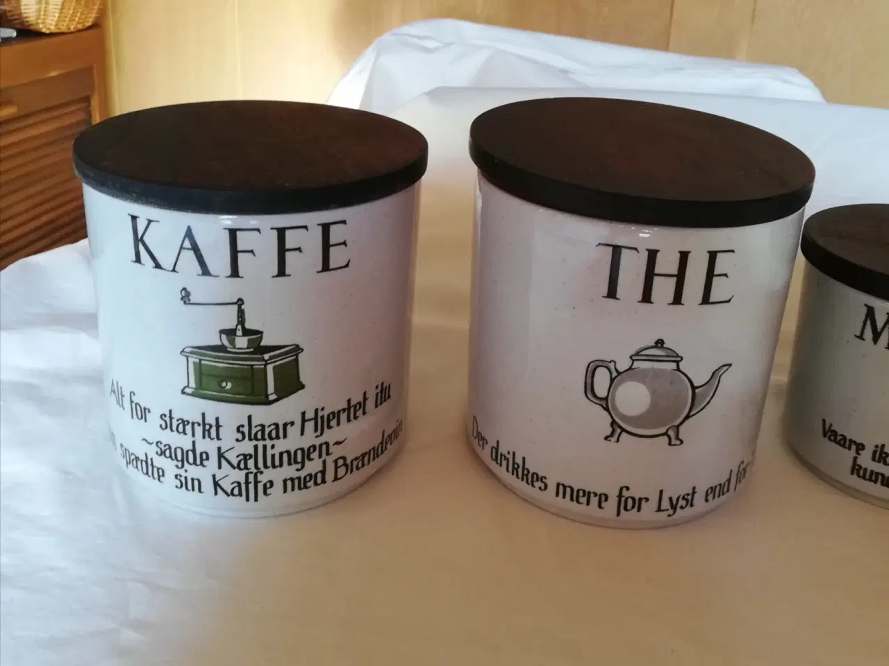 Billede 4 - Knabstrup krukker fra Ordsprogsserien kaffe, the m