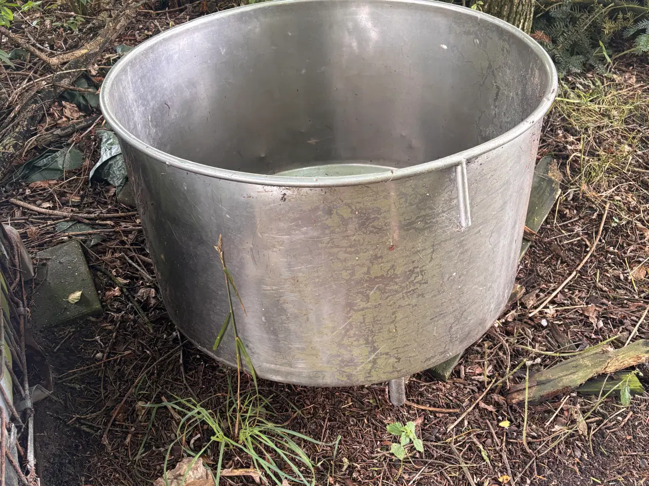 Billede 1 - Metal kar med afløb