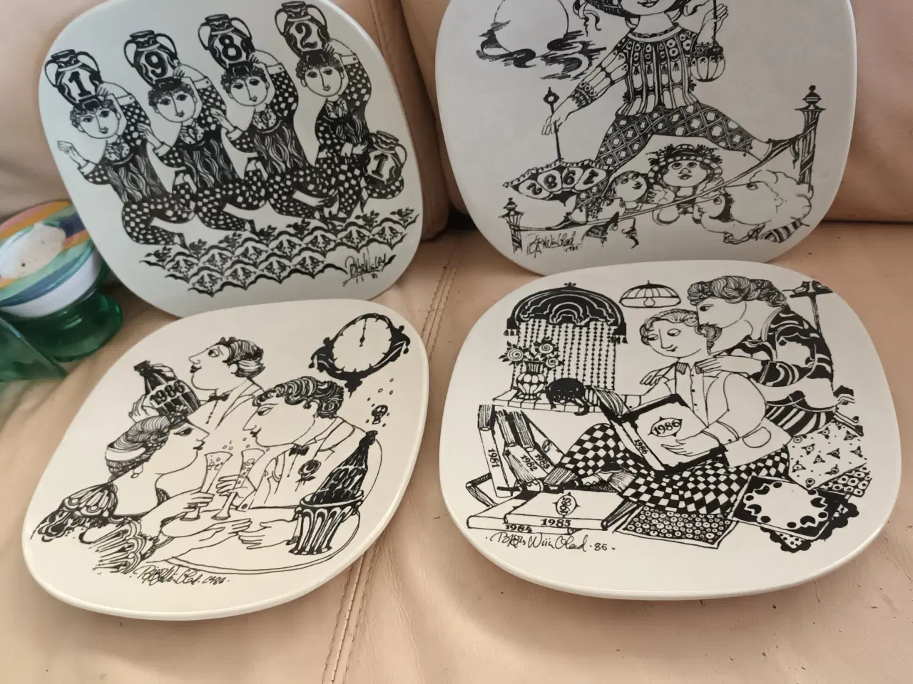 Billede 1 - 4 FLOTTE BJØRN WIINBLAD PLATTER 149,-KR STK