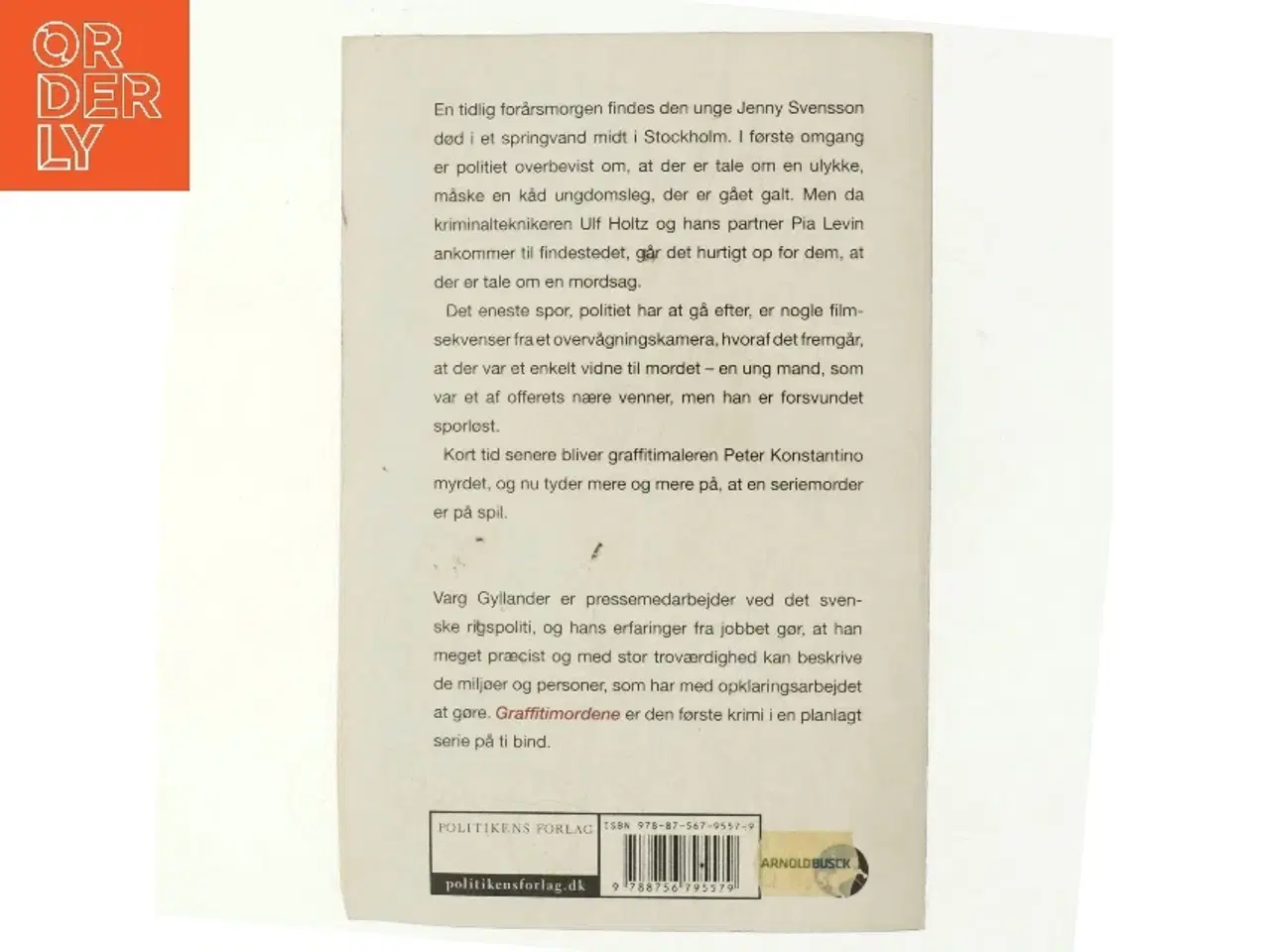 Billede 3 - Graffitimordene af Varg Gyllander (Bog)