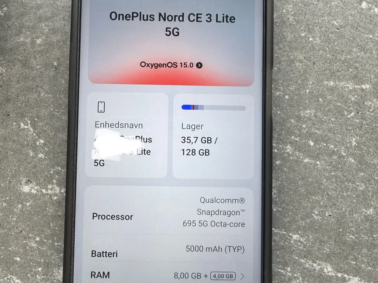 Billede 4 - Super velholdt Oneplus ce3 lite 5g 