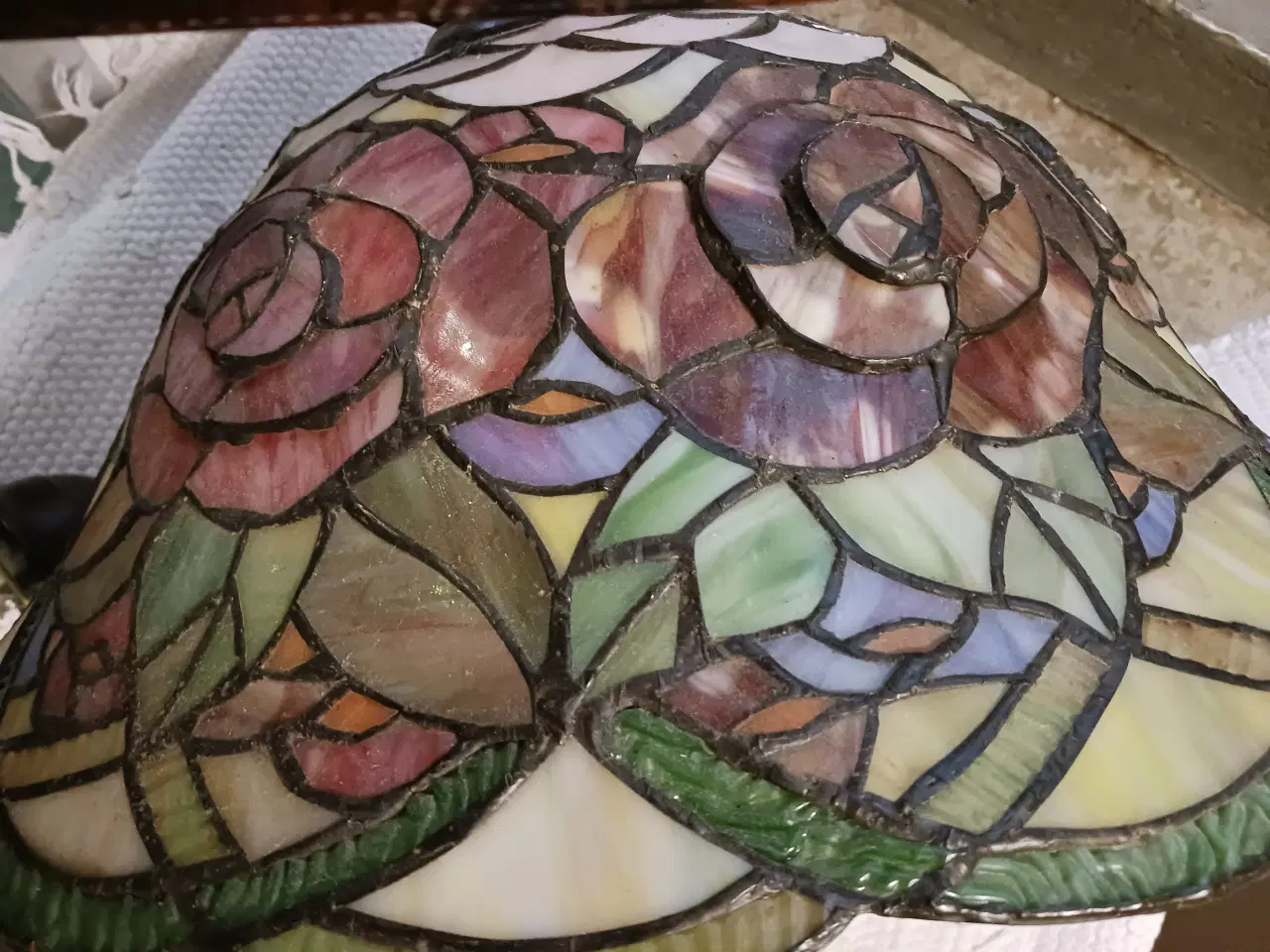 Billede 1 - Tiffany loftlampe gammel
