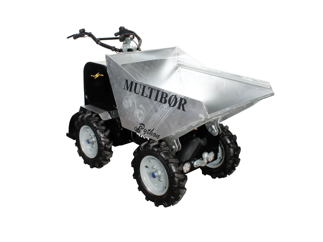 Billede 1 - Elektrisk, firehjulstrukket, knækstyret motorbør.