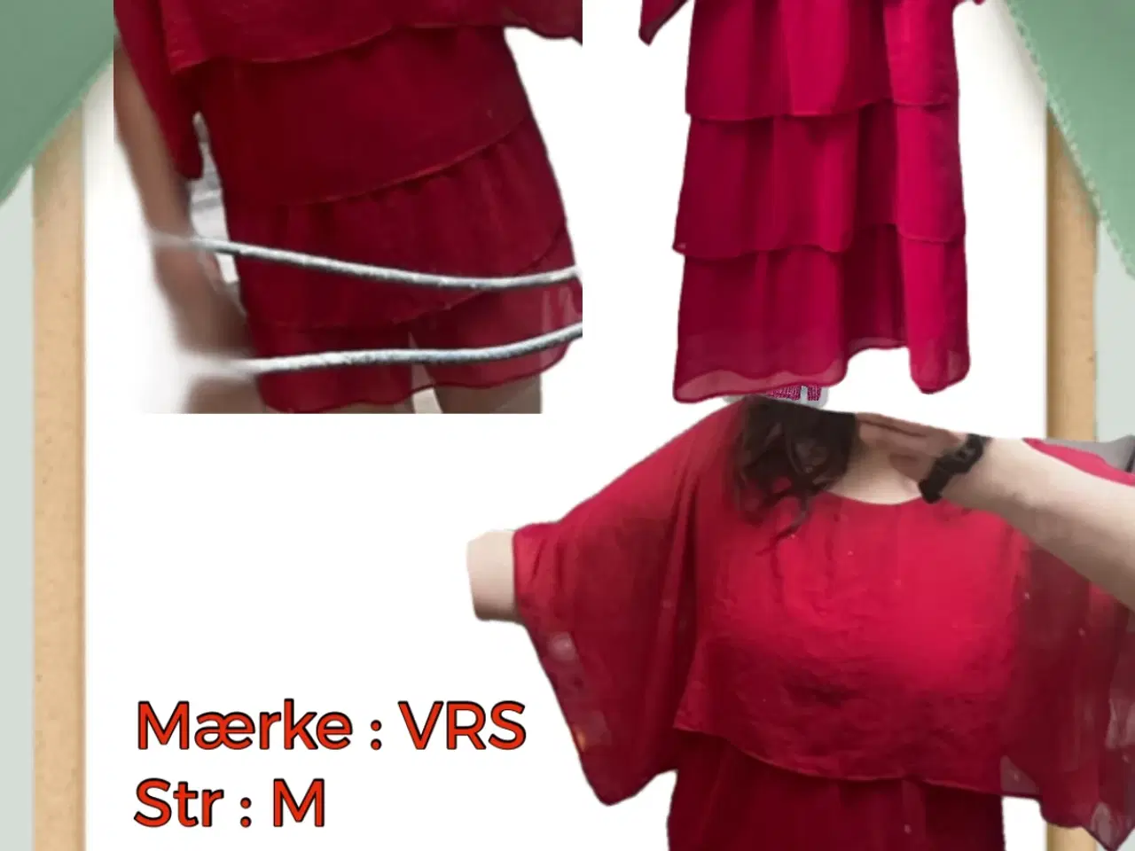 Billede 1 - Flot Rød kjole 