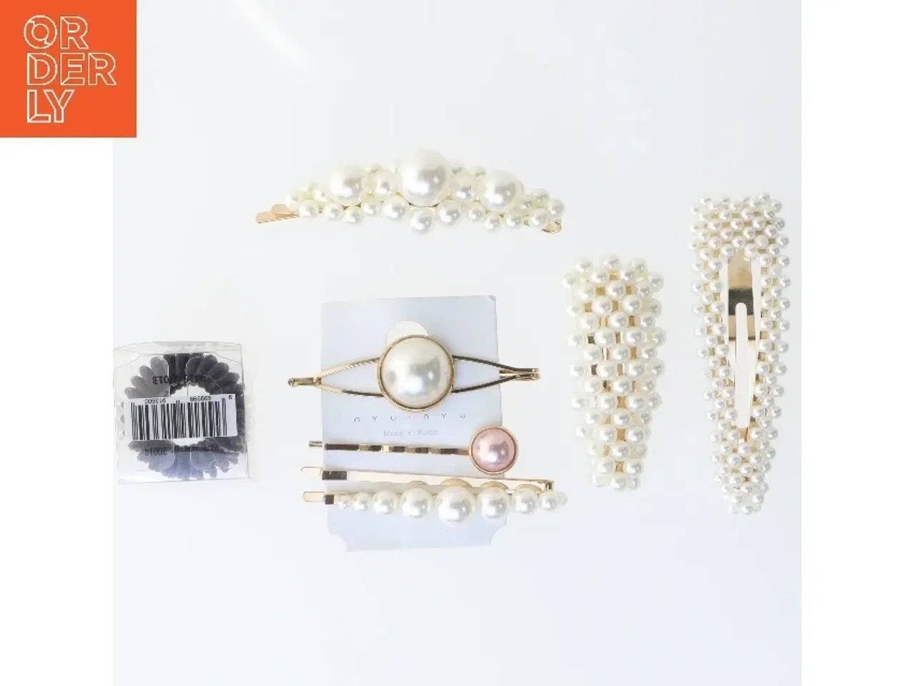 Billede 1 - Pynteklemmer med perler fra Nyu Nyu (str. 3,5-9 cm)