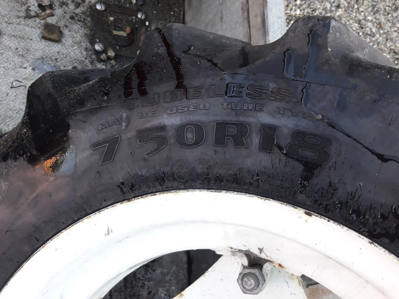 Billede 4 - GoodYear 7,50-18 traktor mønster