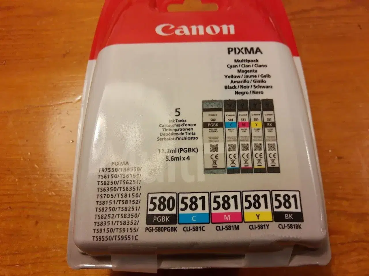Billede 1 - Canon toner til PIXMA printer. Serie 580-581