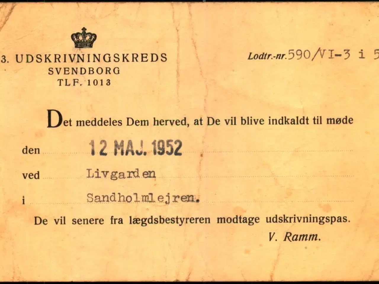 Billede 1 - 3 de Udskrivningskreds - Svendborg - u/n - Brugt