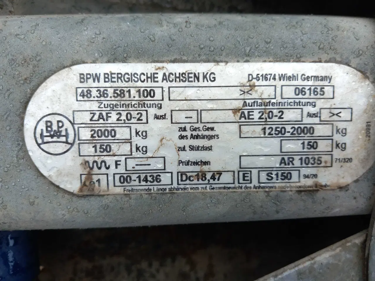 Billede 6 - Nysynet Variant 2000kg. Jagtvogn sælges
