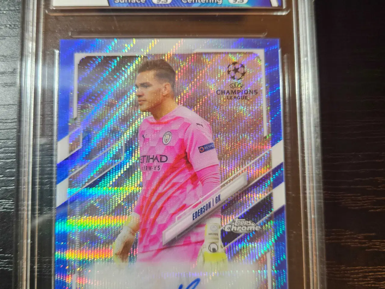 Billede 1 - Ederson Autograf Fodboldkort 