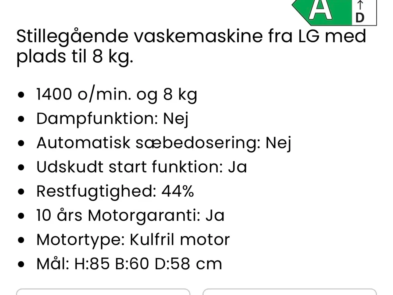 Billede 4 - Vaskemaskine til afhentning 