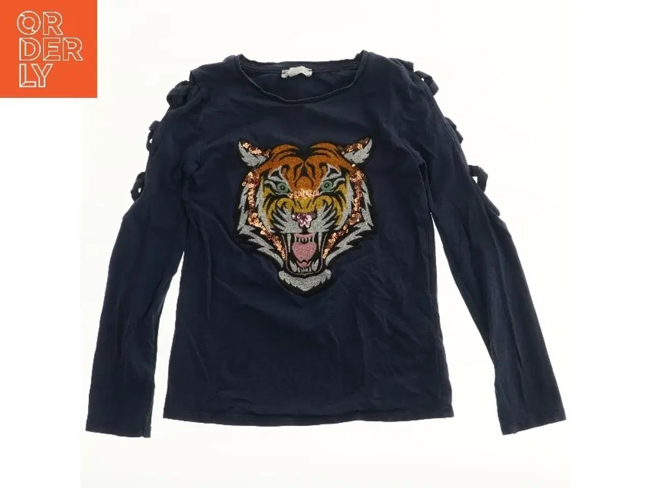 Billede 1 - Langærmet bluse med tiger design fra Bluezoo (str. 152)