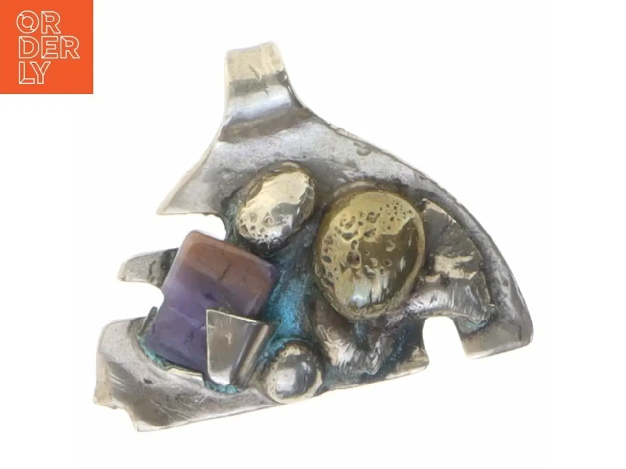 Billede 1 - Vedhæng i metal (str. 5 x 4 cm)