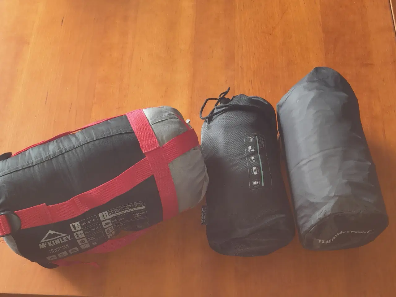 Billede 1 - Thermarest liggeunderlag med sovepose og pude