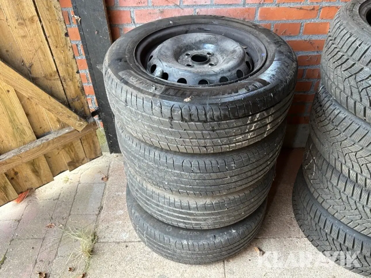 Billede 1 - Sommerdæk Michelin Primacy 4, 185/65 R15 med stålfælge