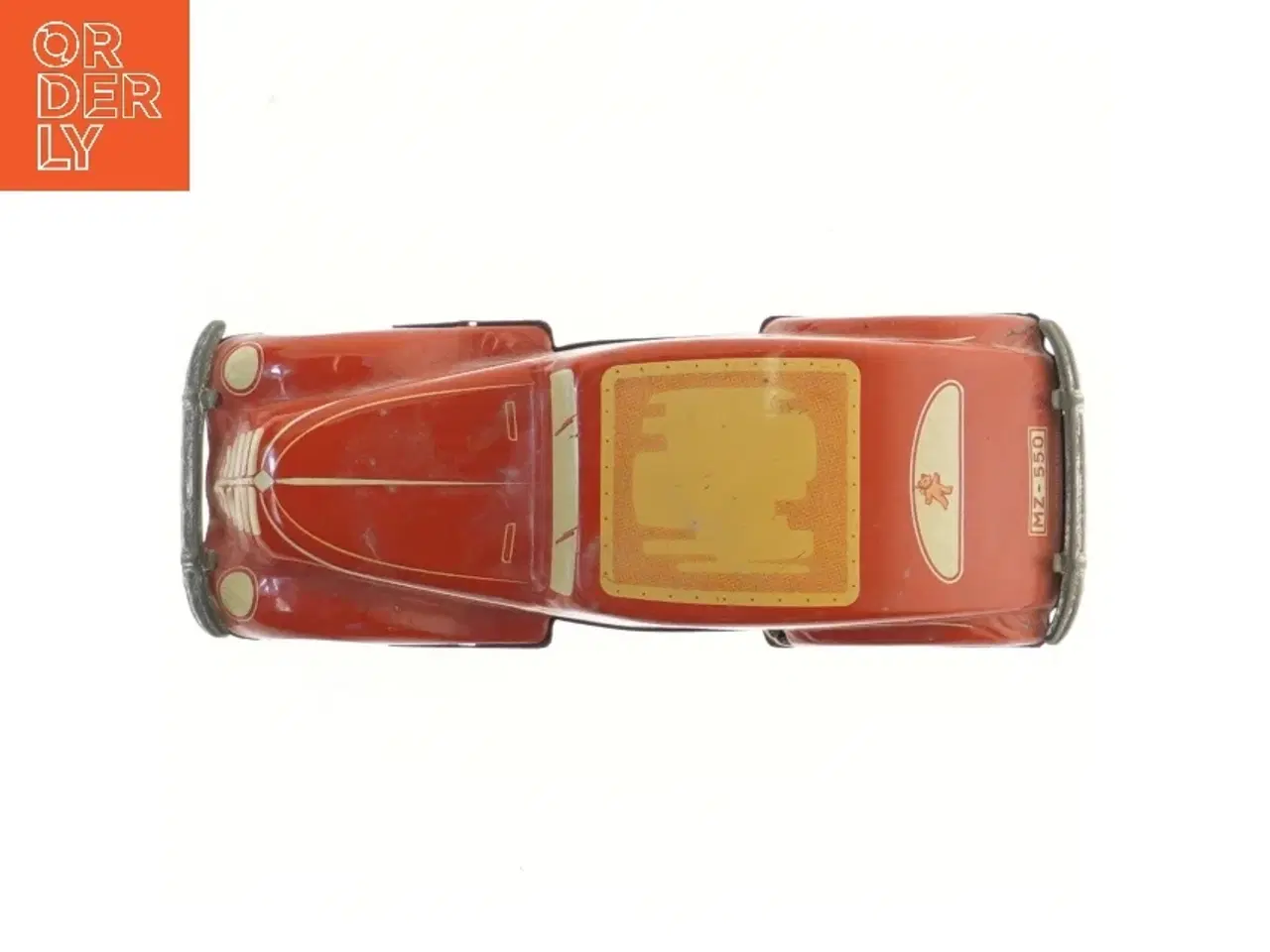 Billede 2 - Vintage legetøjsbil i metal (str. 23x8,5 cm)