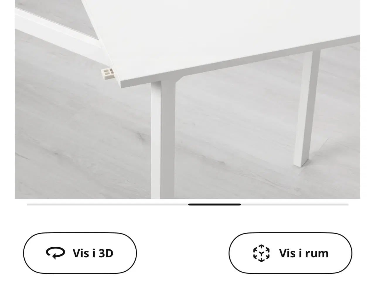 Billede 5 - Vangsta (Nu kaldet Vihals) spisebord m udtræk IKEA