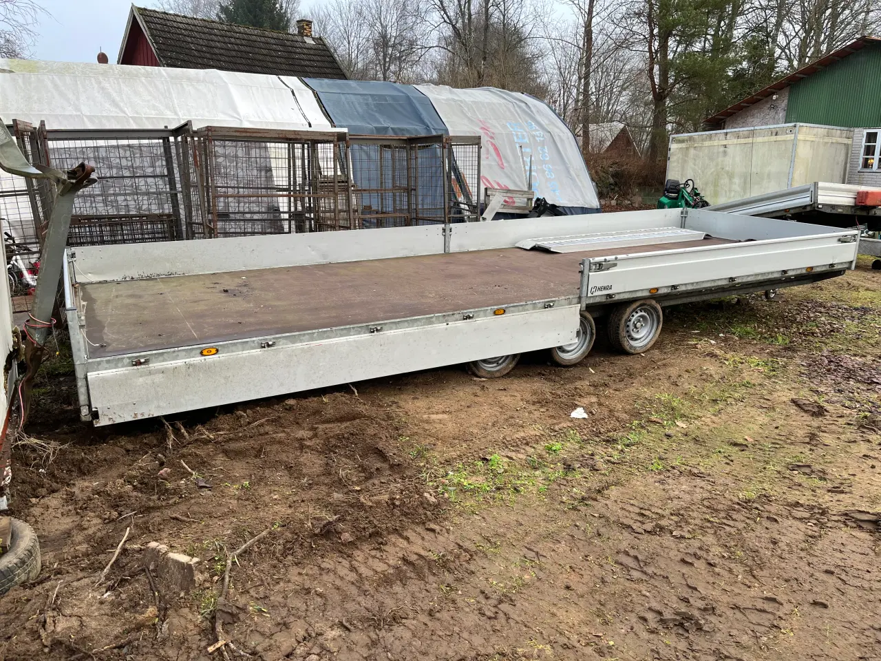 Billede 4 - Platform Trailer Henra 35B 3 akslet