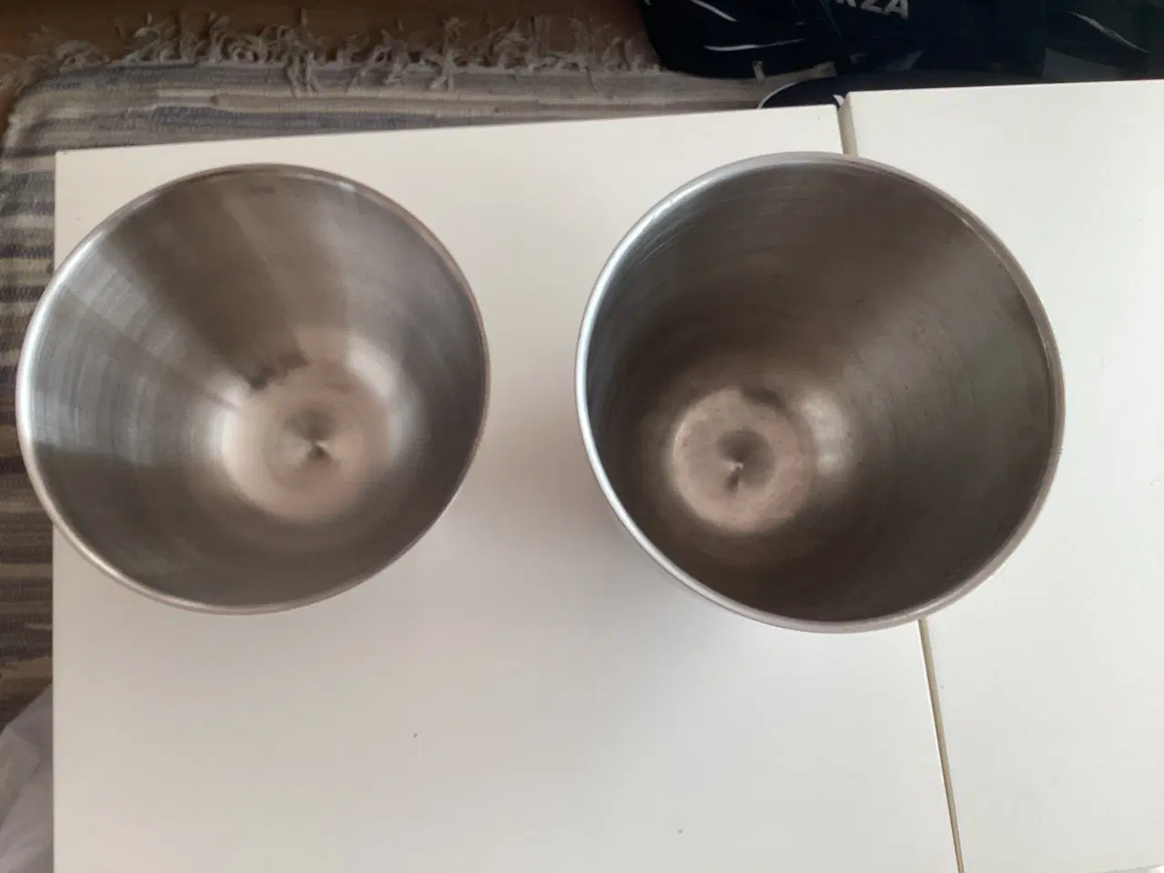 Billede 2 - 2 Kenwood røreskåle i rustfrit stål- 4,6 l & 6,7 l