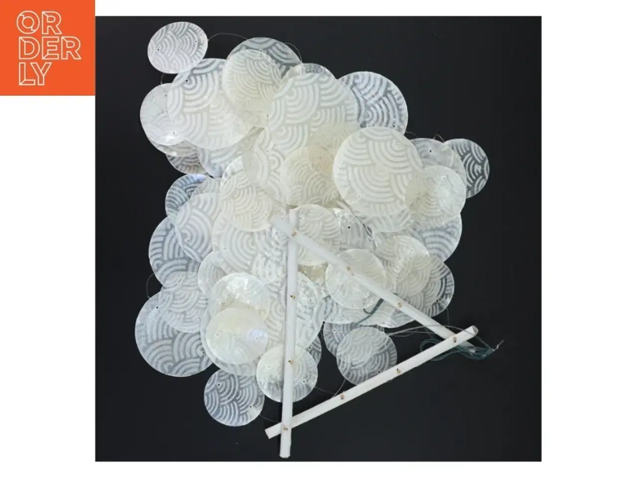 Billede 1 - Dekorativ vægophæng med muslingeskaller (str. 100 cm)