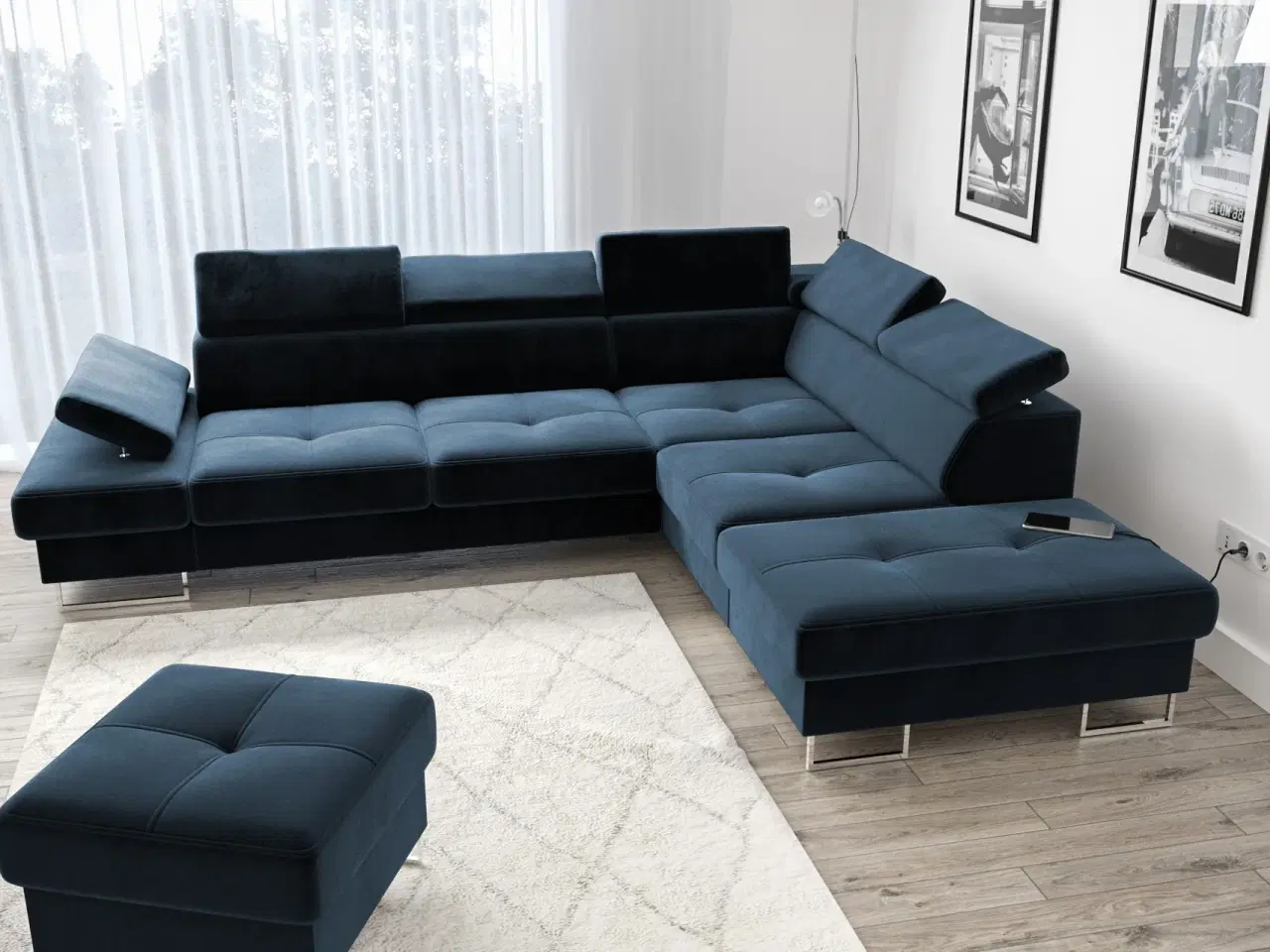 Billede 9 - GALAKSE HJØRNESOFA  225X280