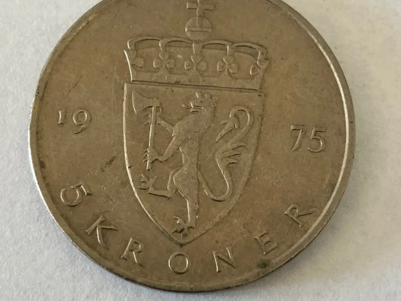Billede 1 - 5 Kroner Norge 1975