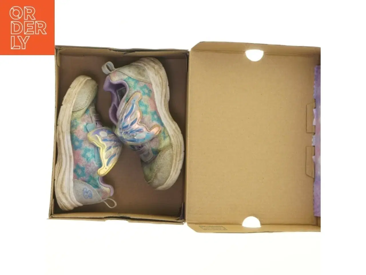 Billede 5 - Børnesko med sommerfugle detaljer fra Skechers (str. 25 )