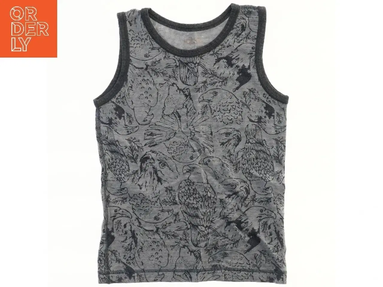 Billede 1 - Uld/bomuld Joha undertrøje med fuglemotiv fra Joha (str. 140)