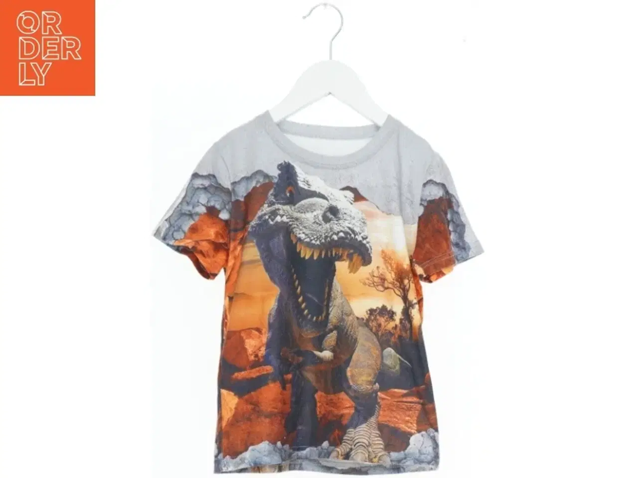 Billede 1 - T-shirt med dinosaur motiv (str. 116)