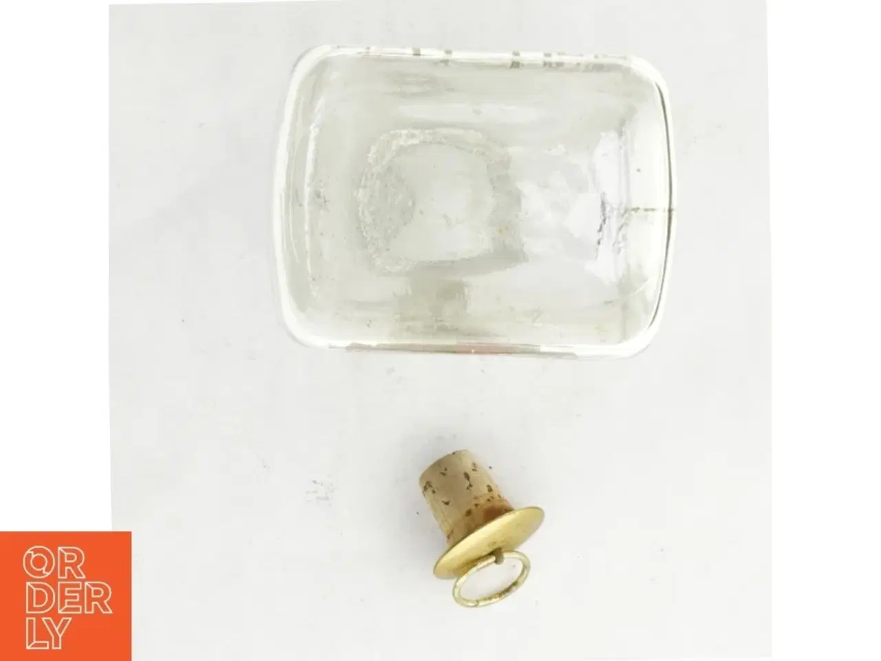 Billede 6 - Karaffel til julesnaps fra Holmegaard (str. 19 x 9 cm)