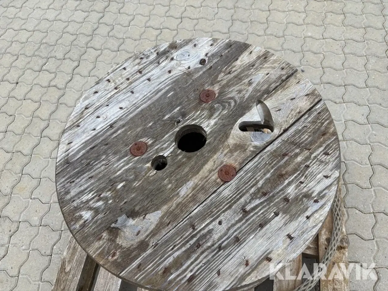 Billede 5 - Lot: Kabeltromler Diameter: 1400/700 mm 2 styk