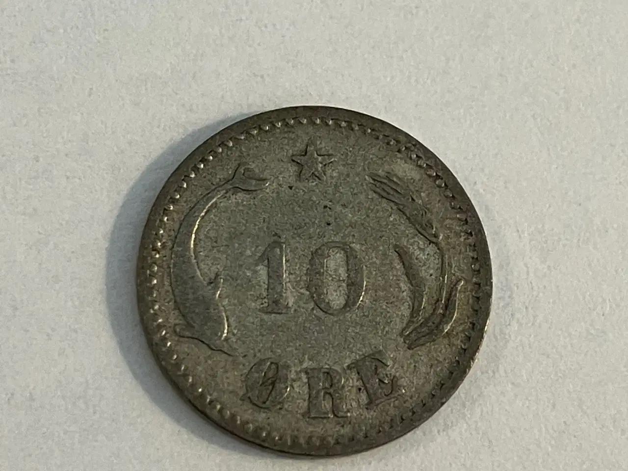 Billede 2 - 10 Øre 1884 Danmark