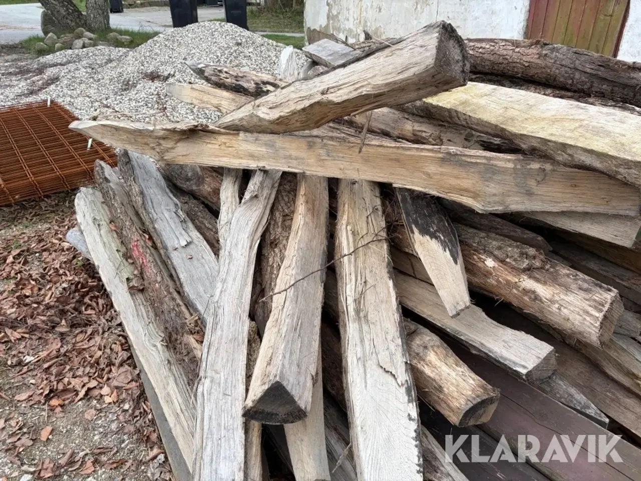 Billede 4 - Hegnspæle Egetræ kvarte - 40 styk