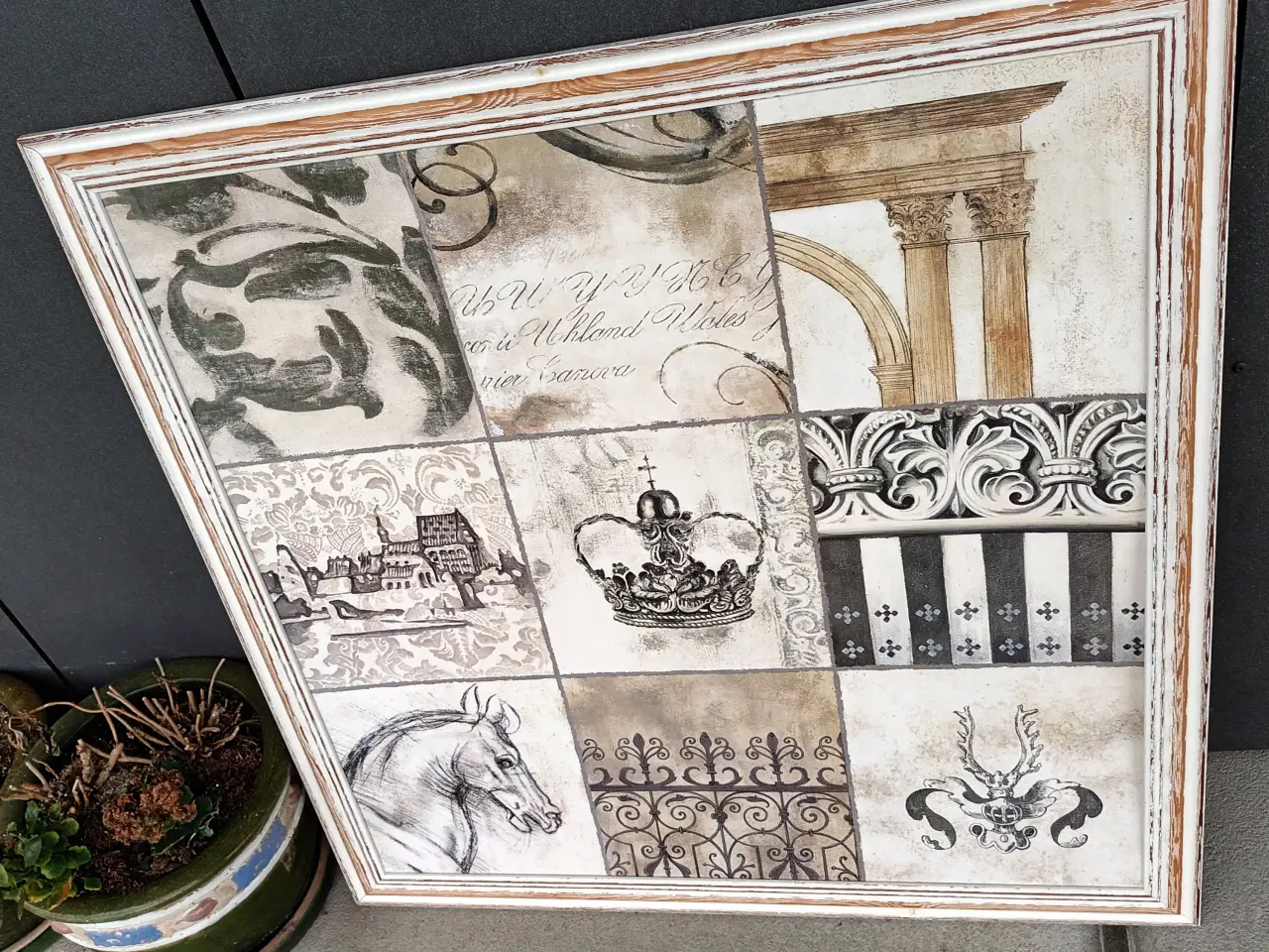 Billede 1 - Stort flot Billede 100x100 cm