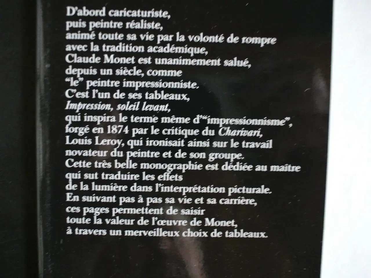 Billede 2 - monet. fransk, avec rudolphe rapetti, emne: kunst 