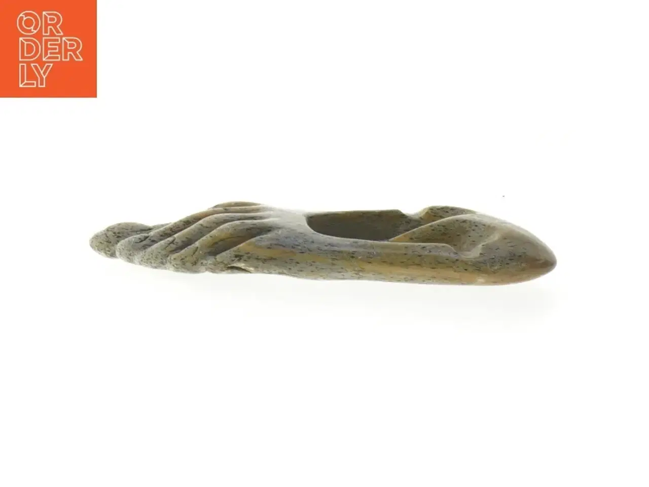 Billede 2 - Sten fodskulptur (str. 17,5 cm)