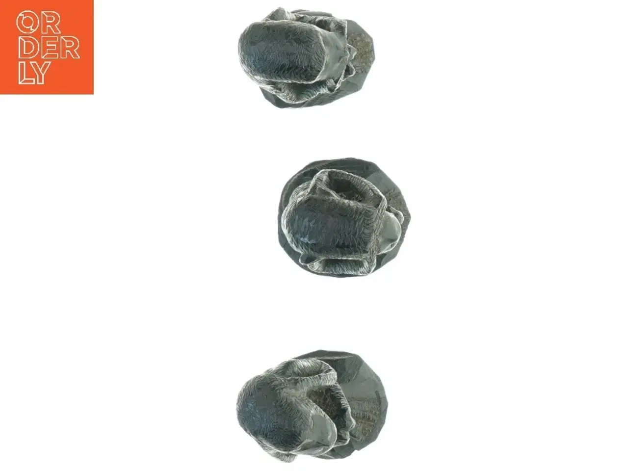 Billede 3 - Træfigure af tænkende person (str. 10 x 5 cm)