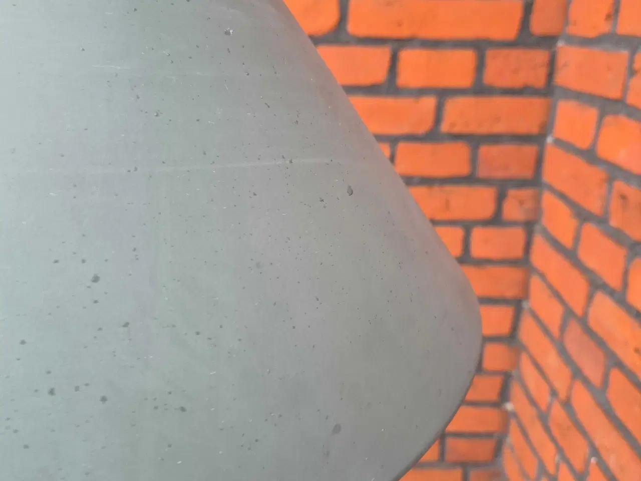 Billede 9 - Gråblå kegleformet retrolampe