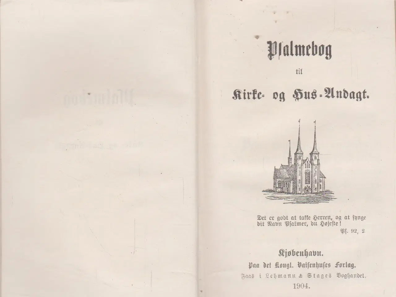 Billede 2 - Salmebog anno 1904