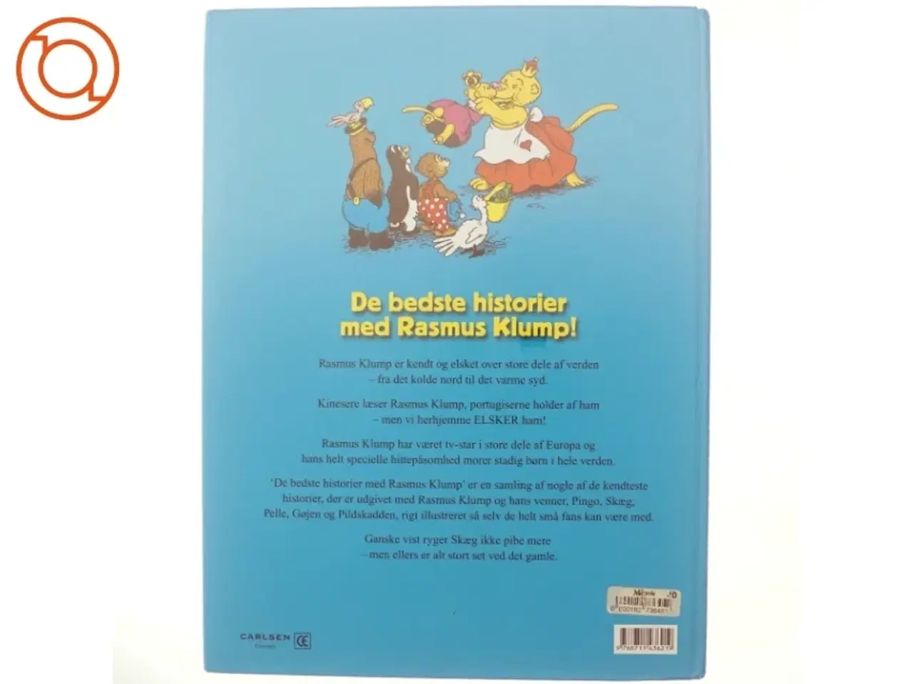Billede 3 - De bedste historier med Rasmus Klump! af Per Sanderhage, Vilh Hansen, Carla Hansen, Claes D. Voss, Jeppe Højholt (Bog)