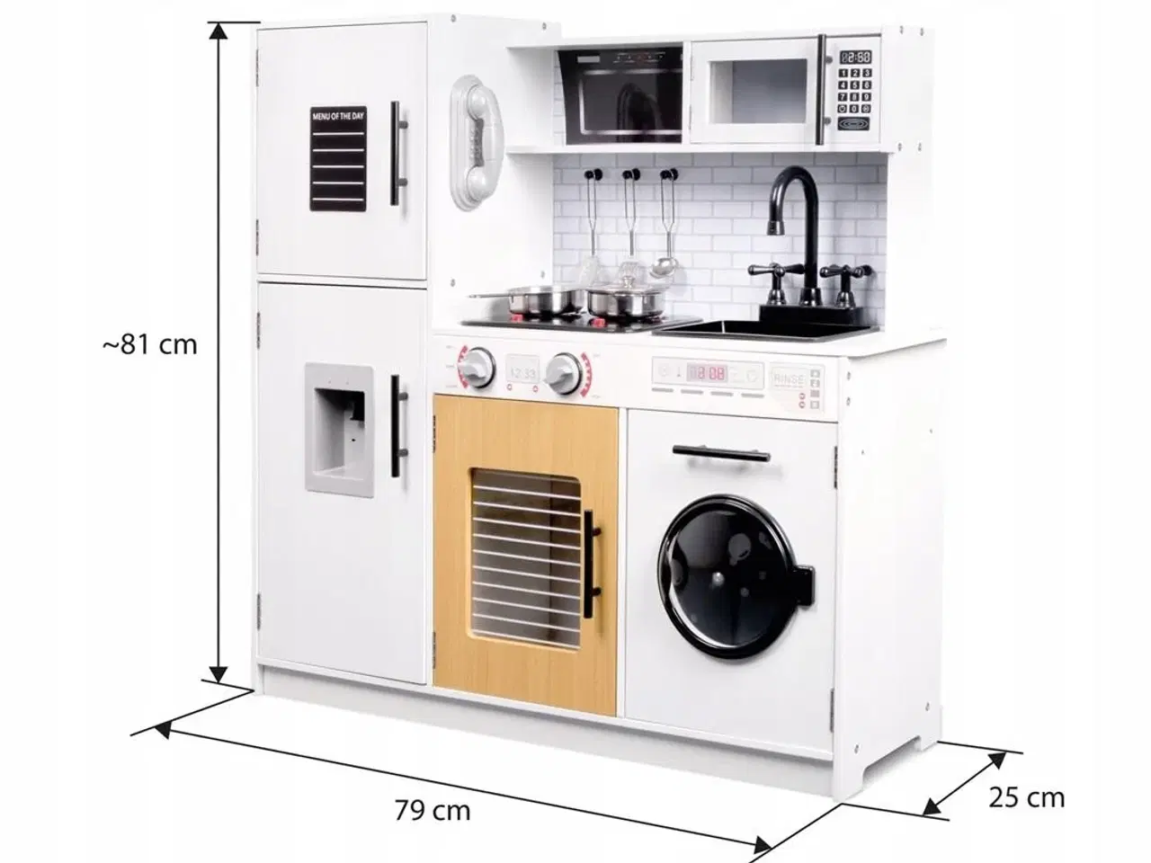 Billede 1 - Legekøkken i træ med tilbehør – PROMIS