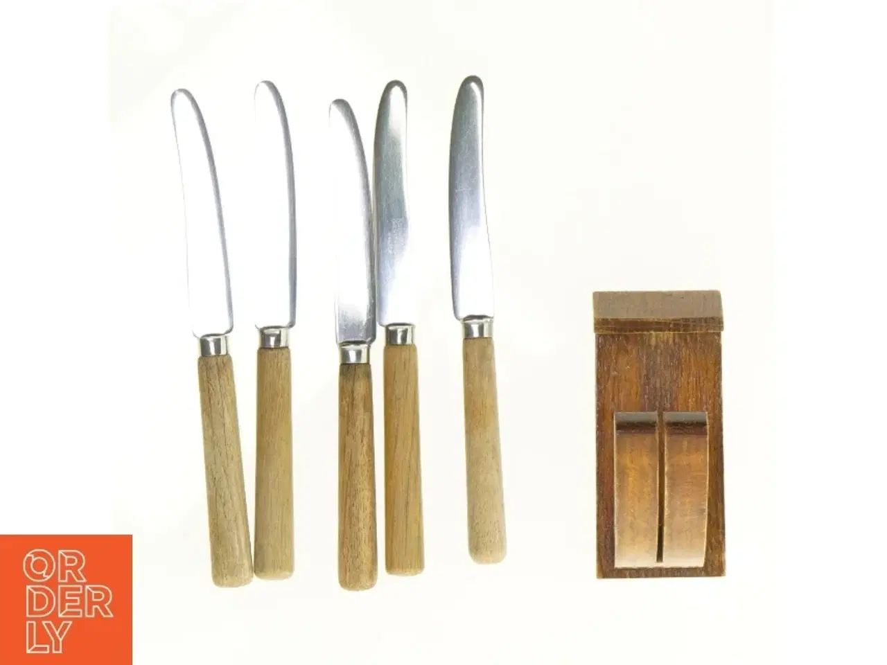 Billede 2 - Knive med holder (str. 10 x 4 cm)