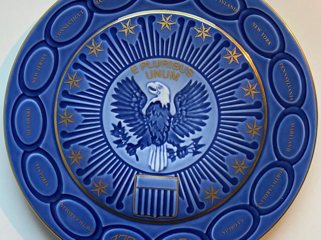 Billede 1 -  The Bicentenneial Plate - USA 200 år