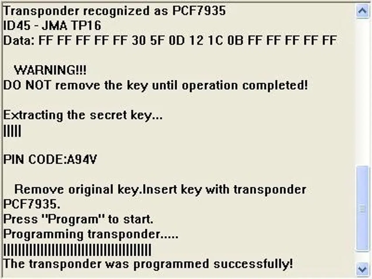 Billede 1 - TMPro Softwaremodul 63 – Nøglekopimaskine til tasterne ID33, ID41, ID42, ID44 og ID45