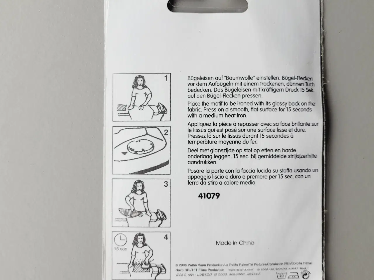 Billede 3 - ⭐️· Helt nyt Obelix Strygemærke (ca. 17 år gammelt