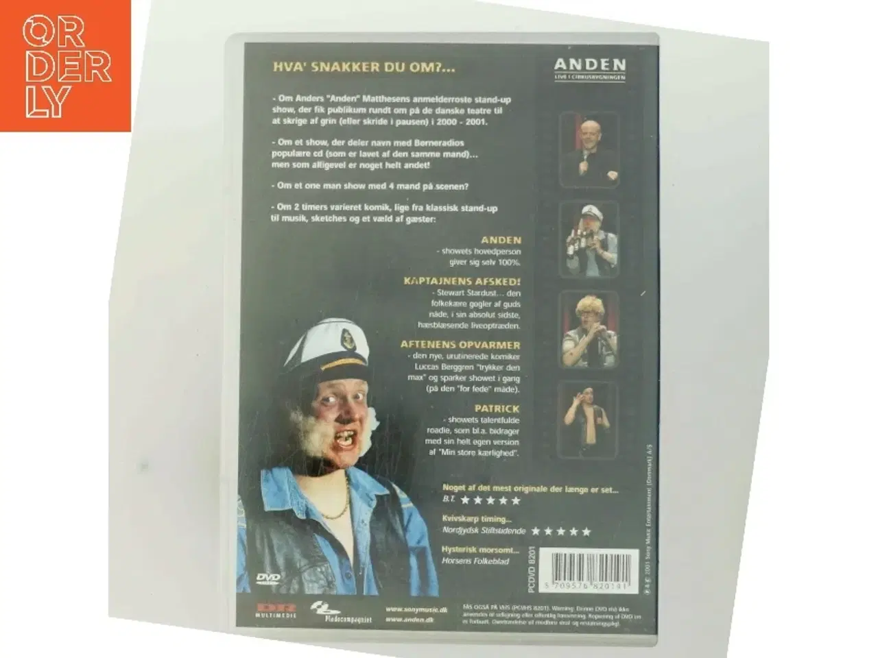 Billede 3 - Anden Live I Cirkusbygningen med Anders 'Anden' Matthesen (DVD)