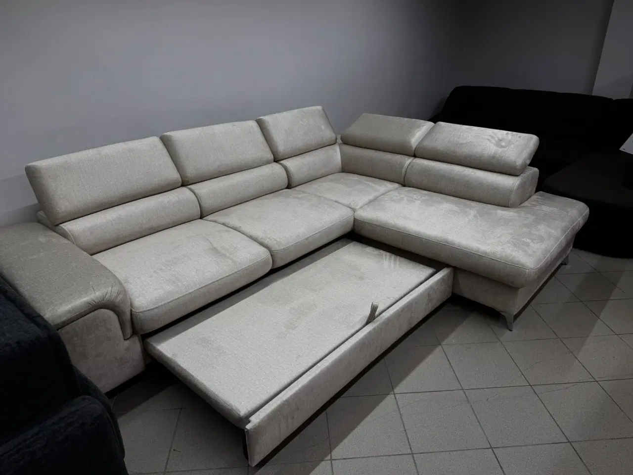 Billede 2 - ✨ Eksklusiv hjørnesofa med sovefunktion og opbevar