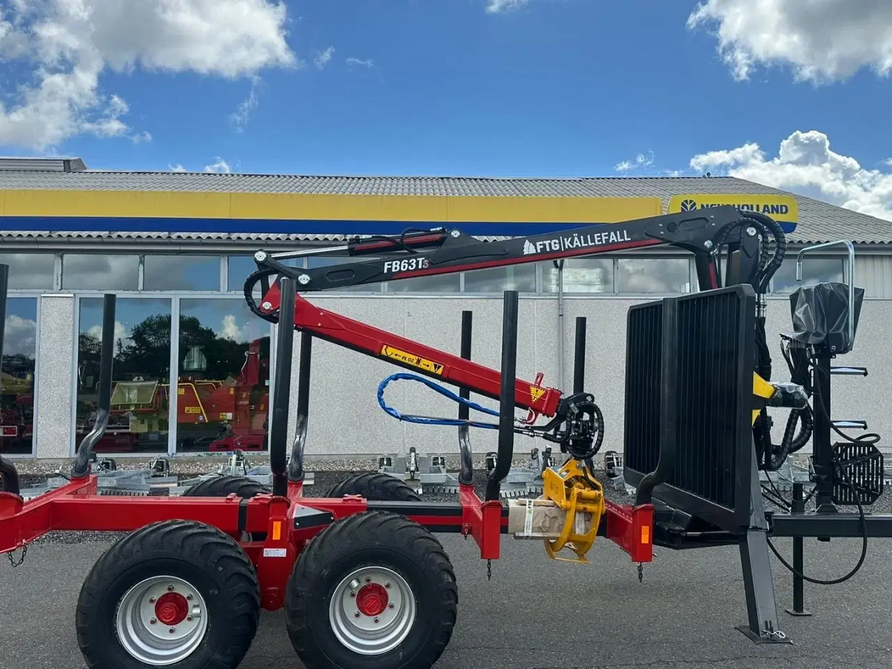 Billede 2 - FTG-Källefall FB90 / FB63Ts FTG FB90 skovvogn med 63m kran