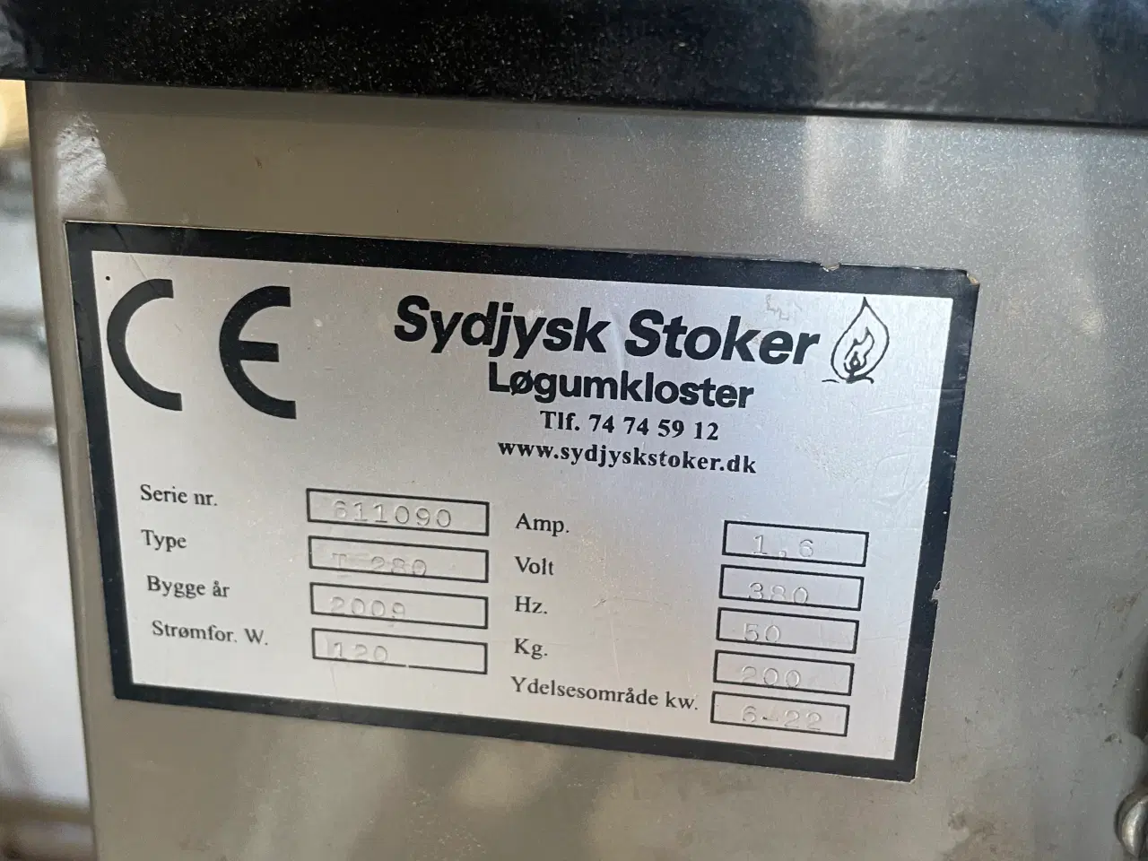 Billede 1 - Brændekedel med stoker
