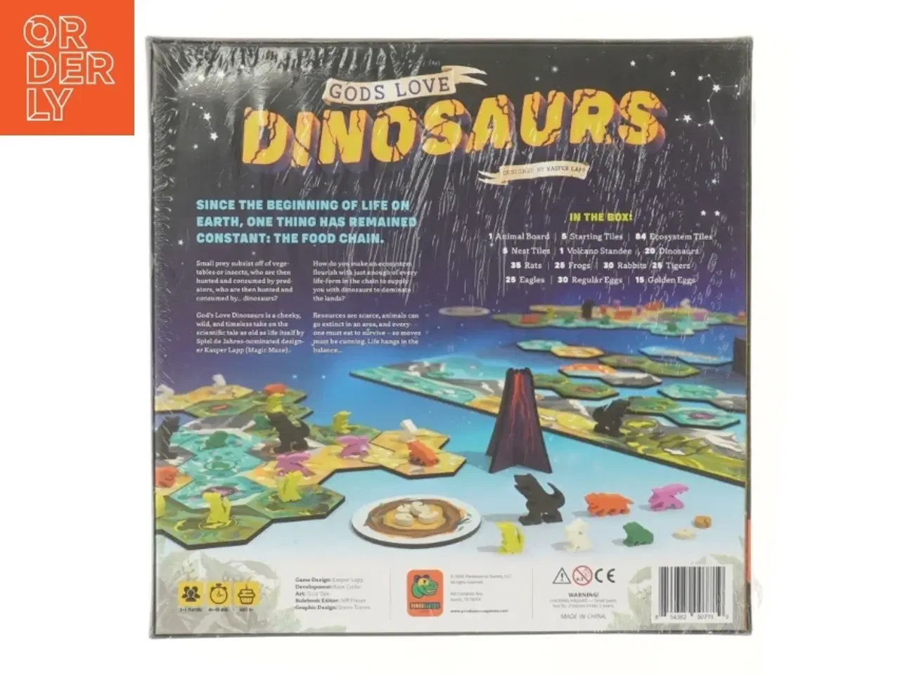 Billede 2 - Gods Love Dinosaurs brætspil fra Panda Saurus Games (str. 29,5x29,5 cm)